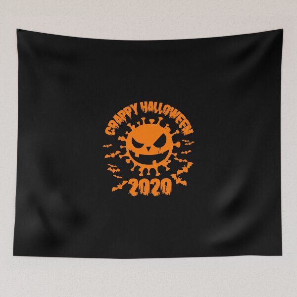 Item preview, Jackolantern Funny Halloween Pumpkin Wearing A Mask 2020 designed and sold by julianne5689.