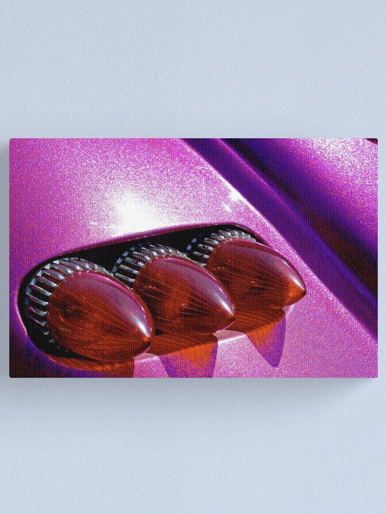 Alternate view of Bullet tail lights and purple metal flake Canvas Print