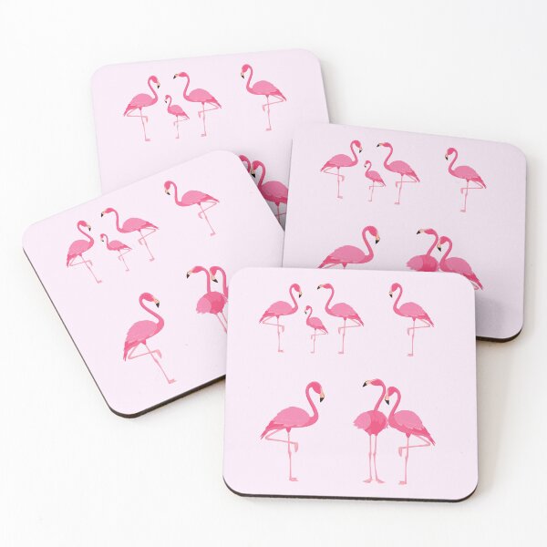 Aperçu de l'œuvre J'aime vraiment les flamants roses - La famille des flamants roses créée et vendue par BlakefourDesign.