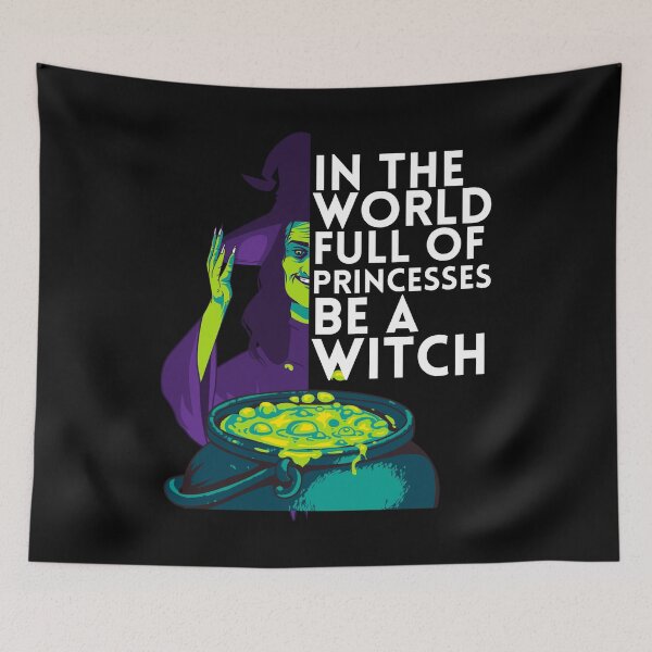 Item preview, In A World Full Of Princesses Be A Witch ,Funny Halloween Shirt, Witches Wicca ,Quarantine Halloween designed and sold by Mixture-DESIGN.