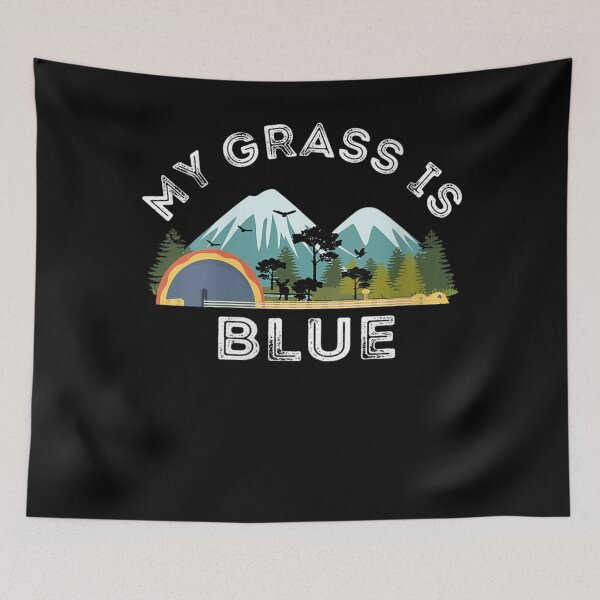 Item preview, Womens My Grass Is Blue Banjo Fan Bluegrass Acoustic Music V-Neck  designed and sold by RogerGift.