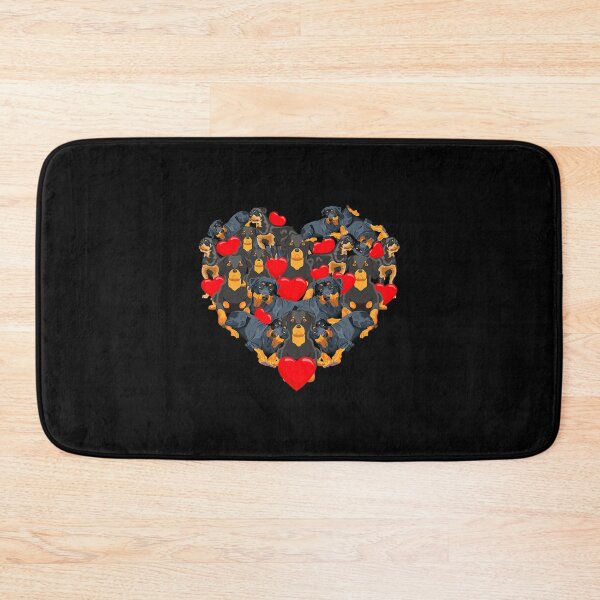 Item preview, Rottweiler Valentine Day Heart Dog Lover designed and sold by RebeccaCBurton.