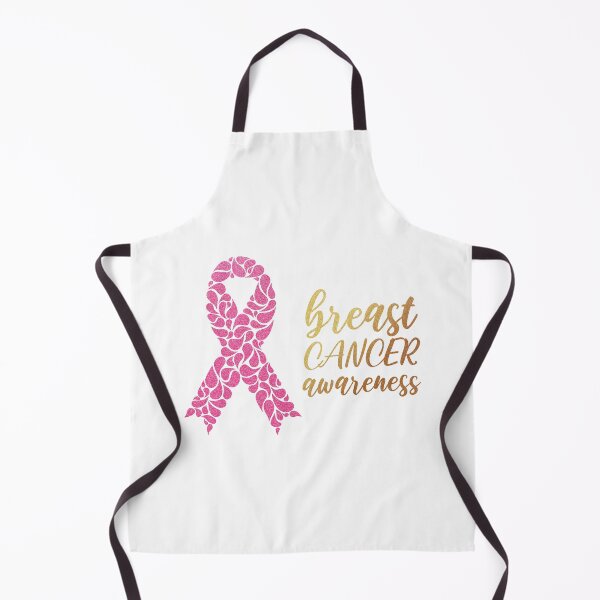 Item preview, Breast cancer pink ribbon awareness with pink and gold glitter designed and sold by Katine-Art.