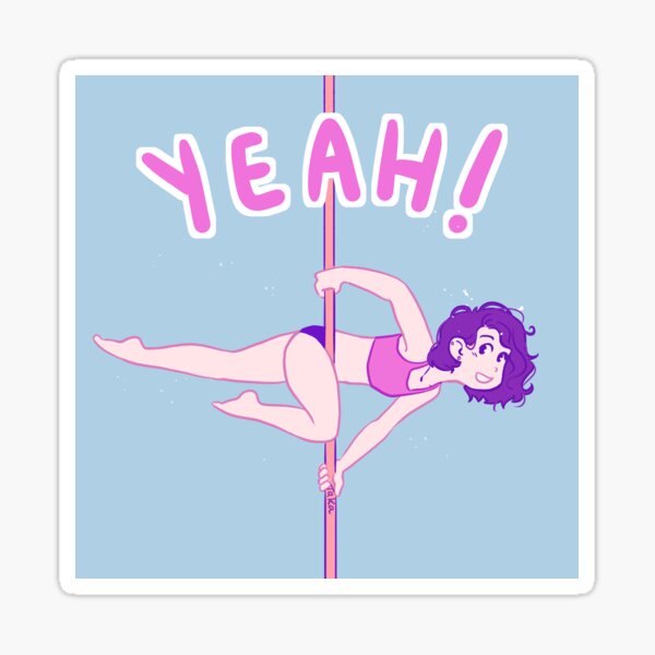 pole dance Yeah! Sticker