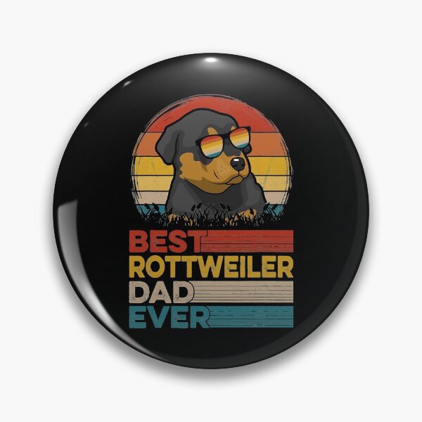 Item preview, Vintage Best Rottweiler Dad Ever designed and sold by RebeccaCBurton.