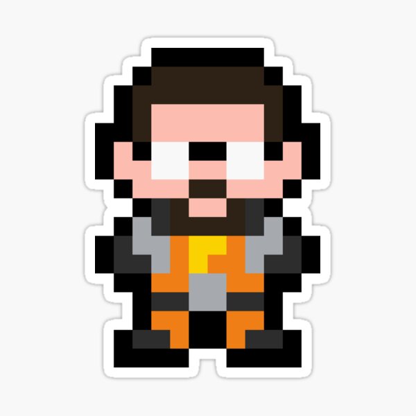 Aperçu de l'œuvre Pixel Gordon Freeman créée et vendue par Impish MATT's Pixels.