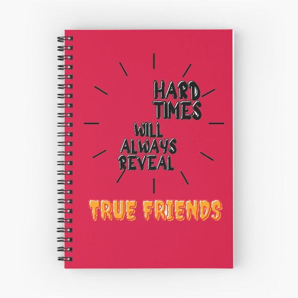 Item preview, Hard Times will Always Reveal TRUE FRIENDS designed and sold by aissadjoudi.