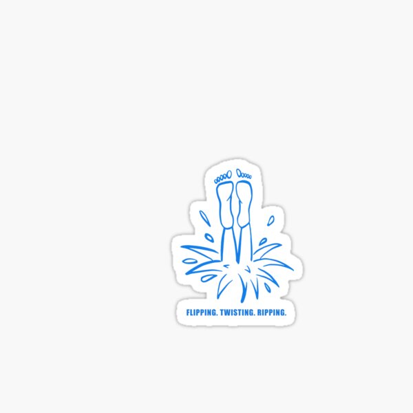 RATHER BE DIVING Springboard Diver FEMALE Vinyl Decal Sticker D RATHER BE DIVING Springboard Diver FEMALE Vinyl Decal Sticker D