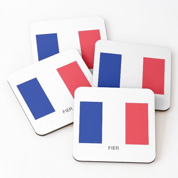 Item preview, FIER - French Flag  designed and sold by Maria de Sousa Osorio.