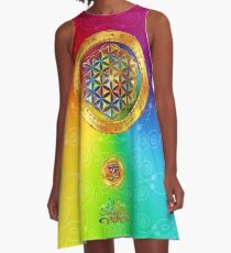 The Flower of Life A-Line Dress