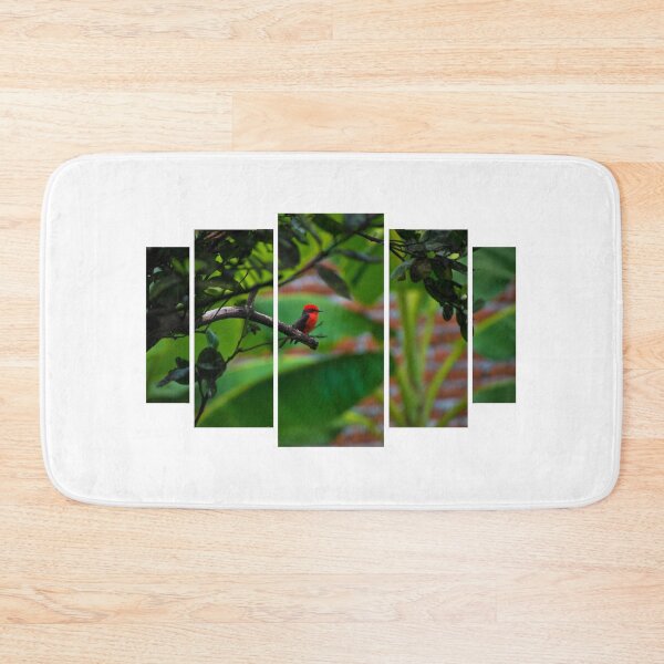 Item preview, Male Vermilion Flycatcher Pentaptych designed and sold by alabca.