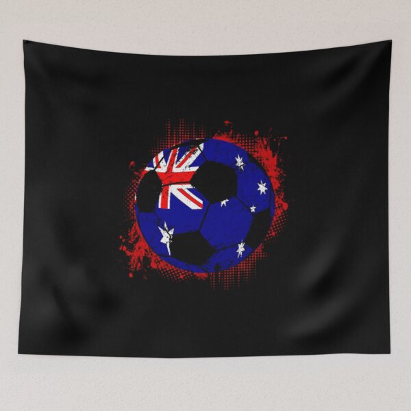 Item preview, Australia distress soccer designed and sold by shirtshue.