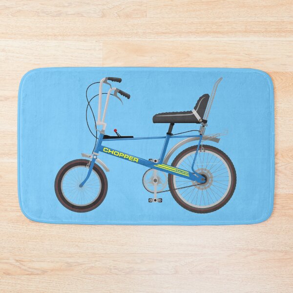 Item preview, Blue Retro Chopper designed and sold by threeblackdots.