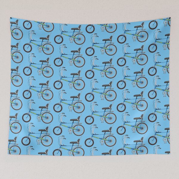 Item preview, Blue Retro Chopper designed and sold by threeblackdots.