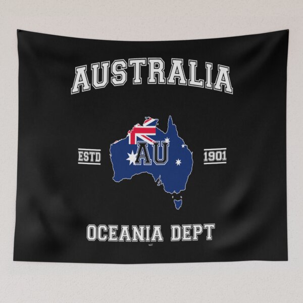 Item preview, Australia flag map designed and sold by shirtshue.
