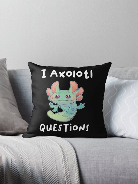 Vista previa del artículo con la obra «Lindo y divertido I Axolotl Preguntas», diseñado y vendido por FreeMood.