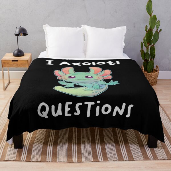 Item preview, cute and funny I Axolotl Questions designed and sold by FreeMood.