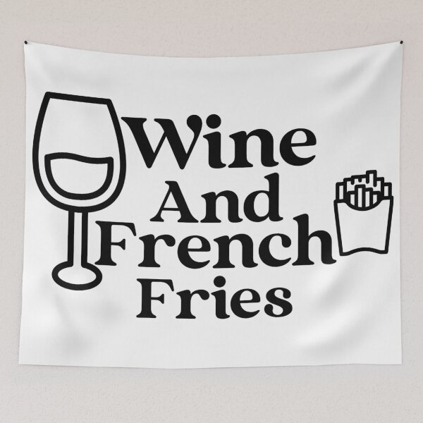 Item preview, Wine And French Fries designed and sold by Edenjodie.