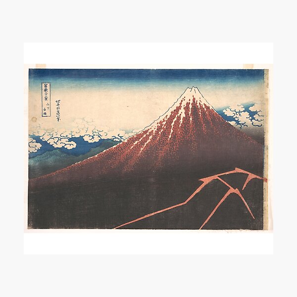 "Storm Below Mount Fuji (Sanka No Haku U), From The Series Thirty-six ...