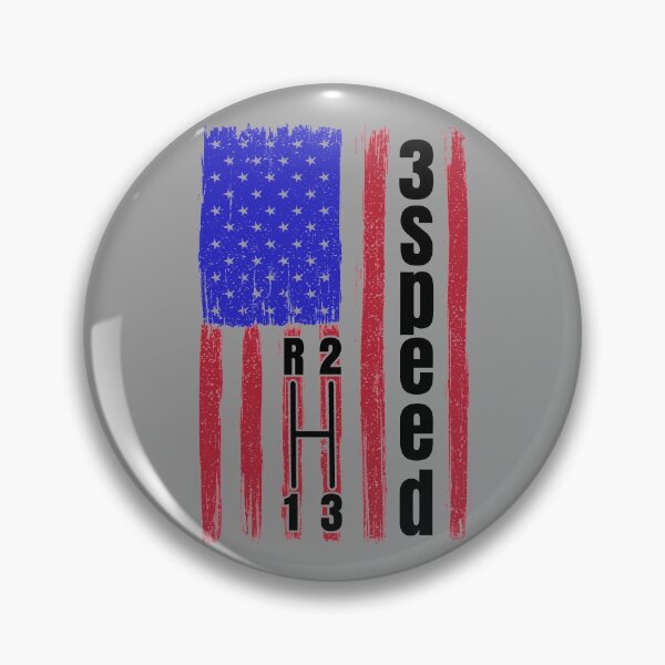 Item preview, Funny Manual Column Shift Three Speed Transmission 3 pedals American Flag  designed and sold by CharJens.