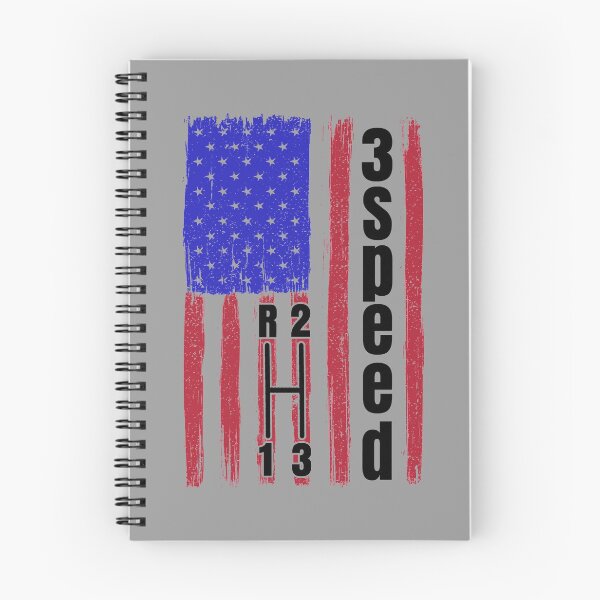 Item preview, Funny Manual Column Shift Three Speed Transmission 3 pedals American Flag  designed and sold by CharJens.