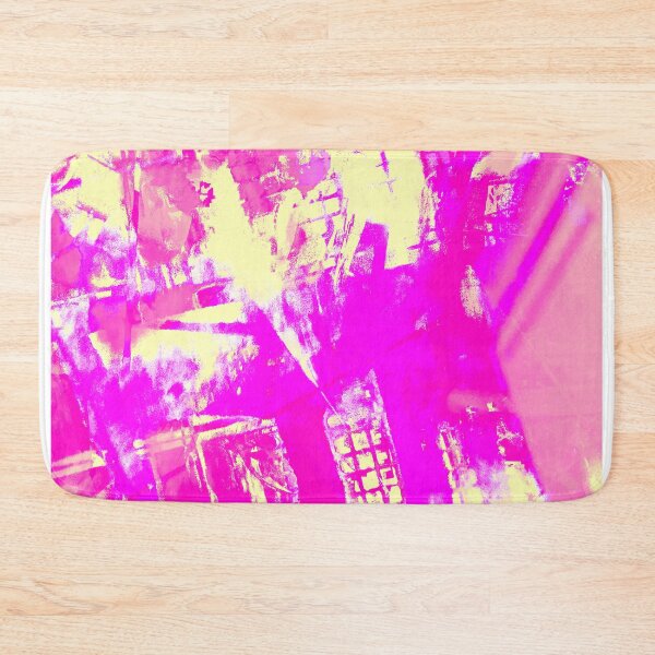 Item preview, pink and yellow fun abstract  designed and sold by madelynhatter.
