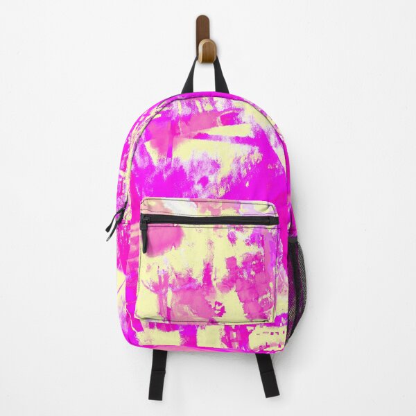 Item preview, pink and yellow fun abstract designed and sold by madelynhatter.
