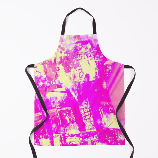 Item preview, pink and yellow fun abstract designed and sold by madelynhatter.