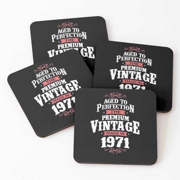 Item preview, Aged To Perfection Premium Vintage Made In 1971 , birthday gift designed and sold by AYOUCHKA.