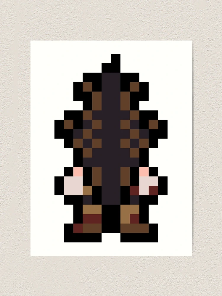 8bit head  Pixel art 8 bit sonic head