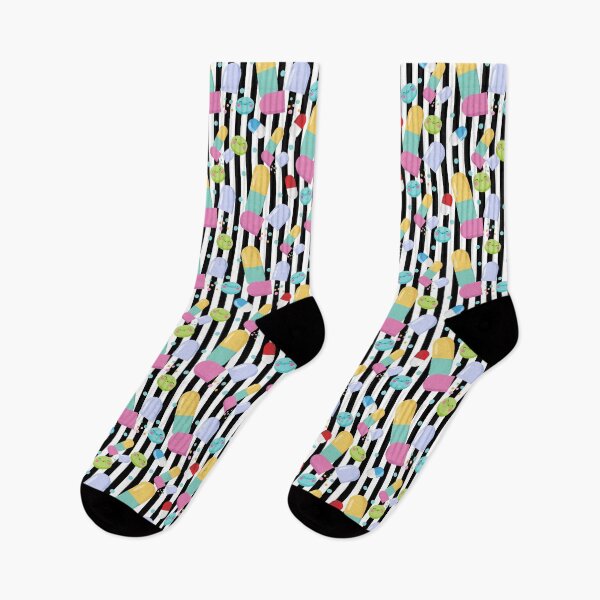 Item preview, Kawaii Pills medical seamless design for Doctor Socks designed and sold by Dance Vibes: Blingit Studios.