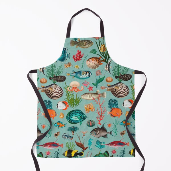 Item preview, Oceania in duck egg blue designed and sold by Delinda Graphic Studio.