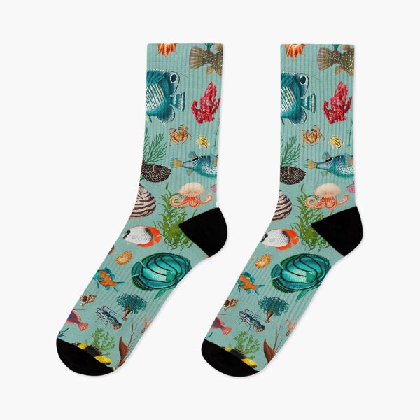 Item preview, Oceania in duck egg blue designed and sold by Delinda Graphic Studio.