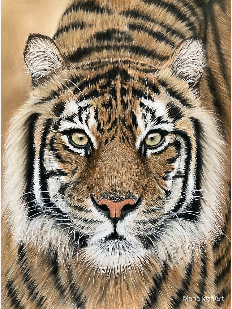 Emerald of Bengal - Realistic painting of a bengal Tiger