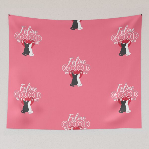 Item preview, Feline good with you| cute cat valentine cat lover sticker designed and sold by Canfy Girl.