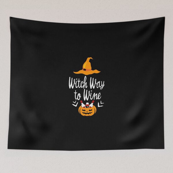 Item preview, Witch Way To Wine Longsleeve Funny Halloween Wine Lover Shir designed and sold by nutallrosario.