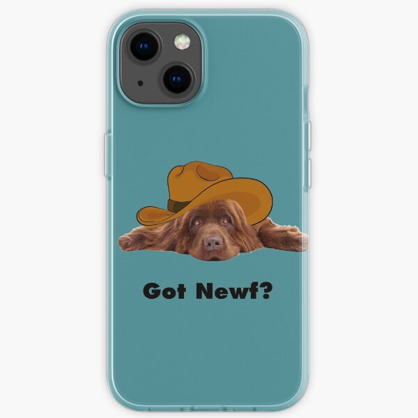 Got Newf with Brown Newfie iPhone Soft Case