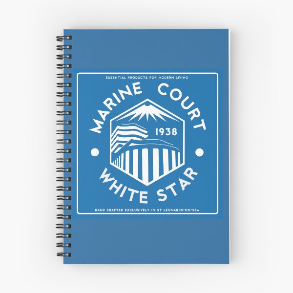 Item preview, Marine Court White Star Liner Art Deco Logo designed and sold by CloneDigitalArt.