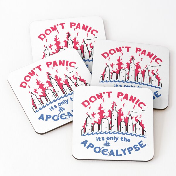 Item preview, Don't Panic it's only the Apocalypse designed and sold by BethsdaleArt.