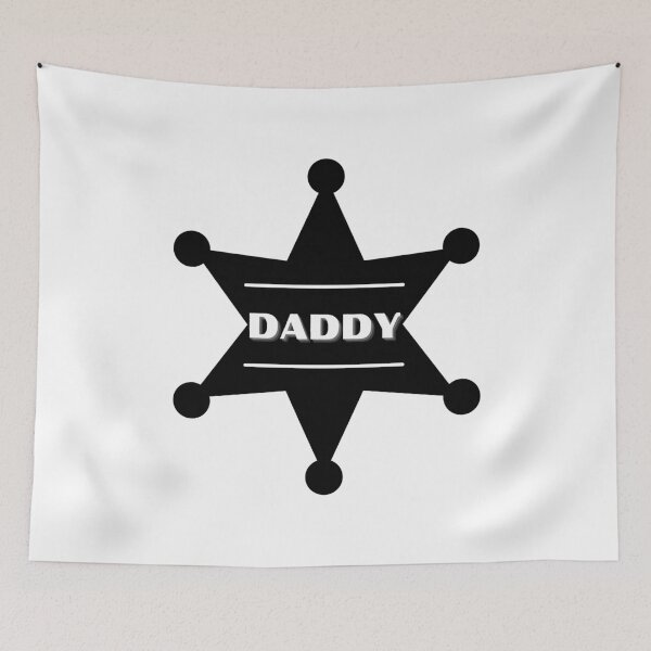 Item preview, Daddy Black badge designed and sold by CaitU.