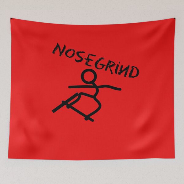 Item preview, Skateboarder Nosegrinding On His Board Stick Figure designed and sold by TastySpace.