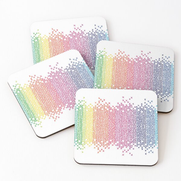 Item preview, Cross rainbow stitch love | Simple stitch designed and sold by Orloff.