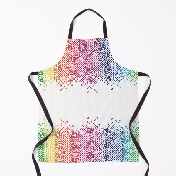 Item preview, Cross rainbow stitch love | Simple stitch designed and sold by Orloff.