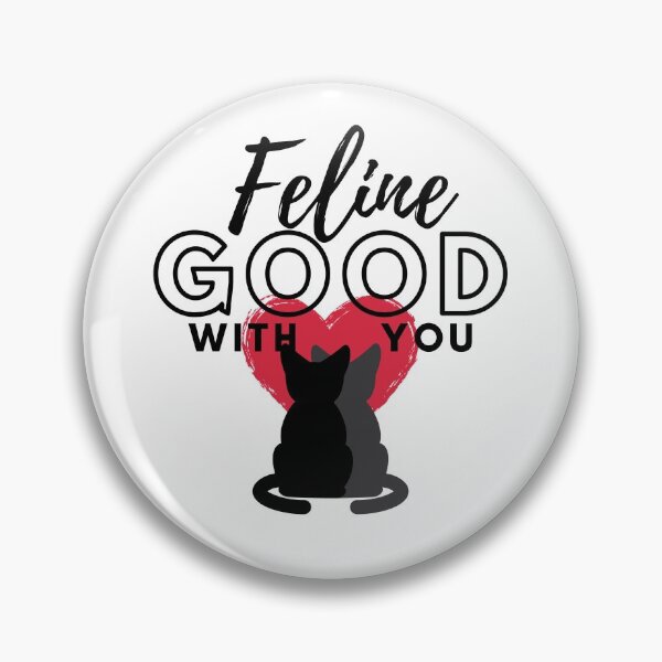 Item preview,  Feline good with you| cute cat valentine cat lover sticker designed and sold by Canfy Girl.