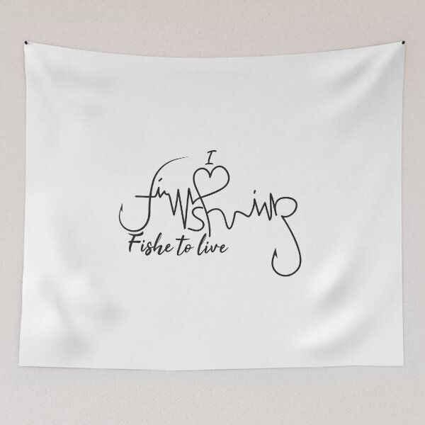 Item preview, Fishing Hook Heartbeat, I Love Fishing Essential T-Shirt designed and sold by Otbx Digi-Shop.