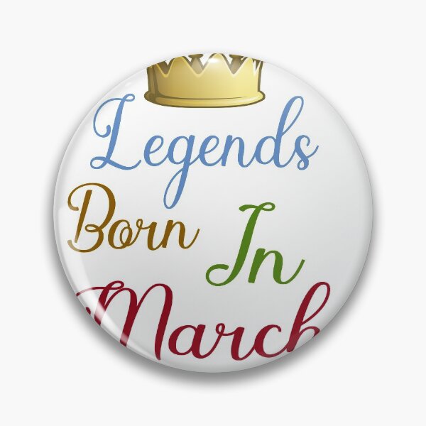 Item preview, legengs are born in march designed and sold by Creative  Store.