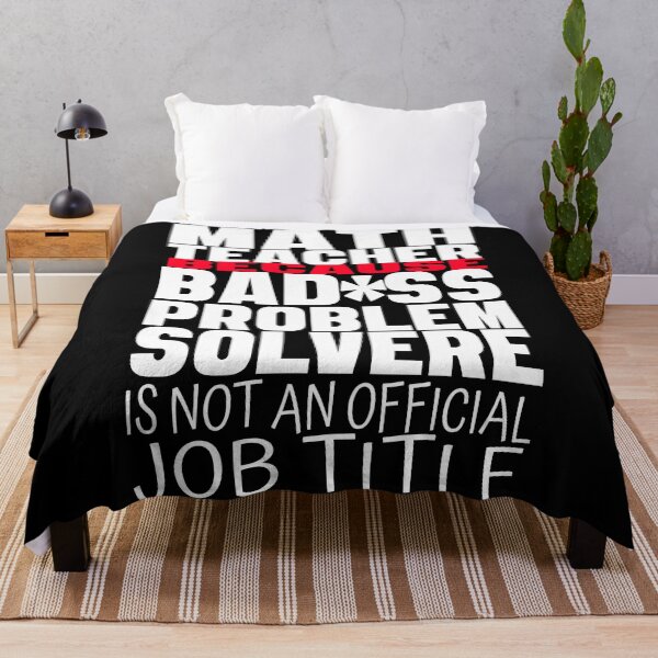 Item preview, Problem Solver Math Teacher- Math teacher because badass problem solver is not an official job title designed and sold by Rajpramanik.
