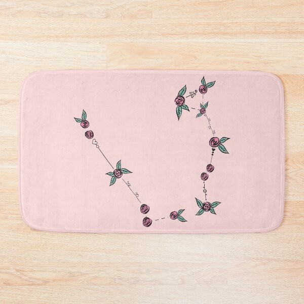 Artikelvorschau, Serpens (Die Schlange) Konstellation Rosen und Herzen Doodle entworfen und verkauft von EndlessDoodles.