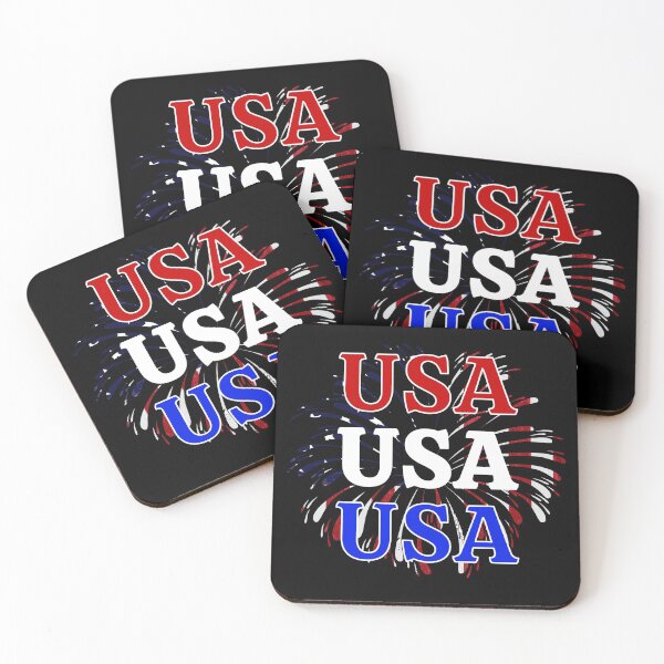 Item preview, USA USA USA Celebrate American Sports Red White Blue Flag designed and sold by ZiesMerch.