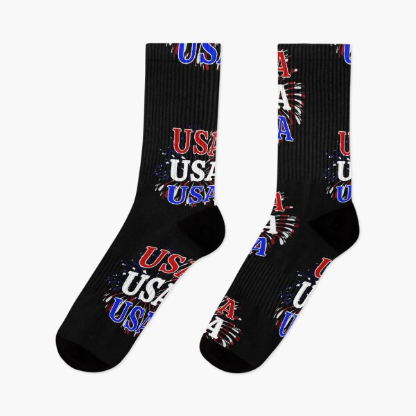 Artikelvorschau, USA USA USA feiern amerikanischen Sport rote weiße blaue Flagge entworfen und verkauft von ZiesMerch.